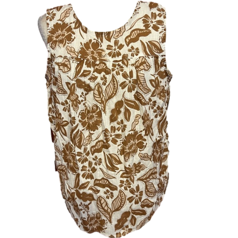 NWT Sonoma Cotton Rayon Blouse M